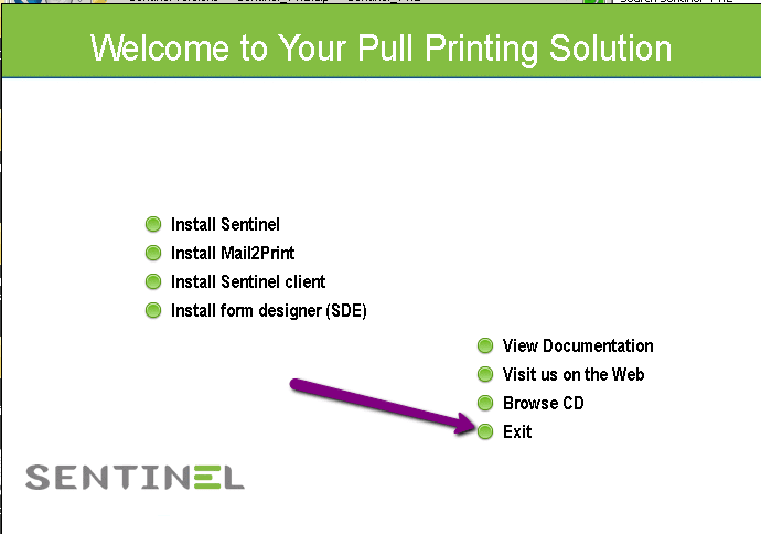 Print Management Software Installation